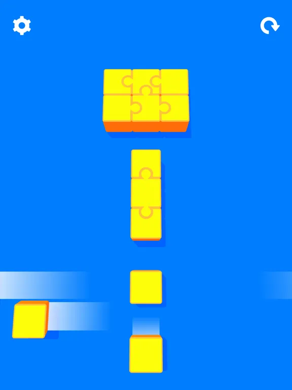 Zrzuty ekranu Jigsaw Split iPad 