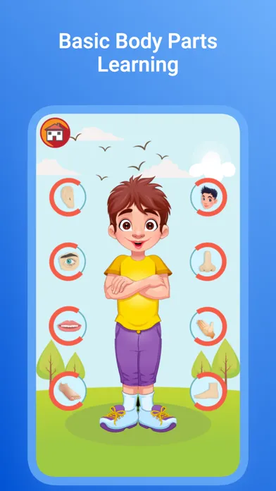 Human Body Parts Learning Book Screenshots