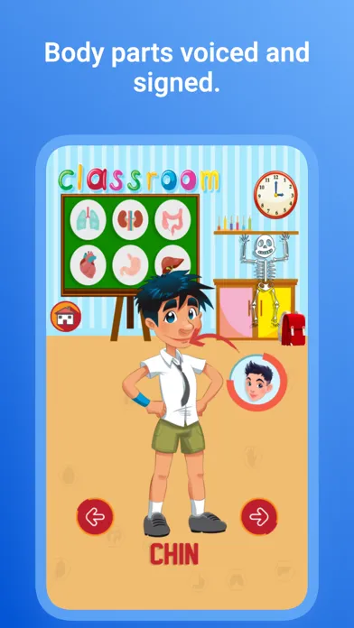 Human Body Parts Learning Book Screenshots