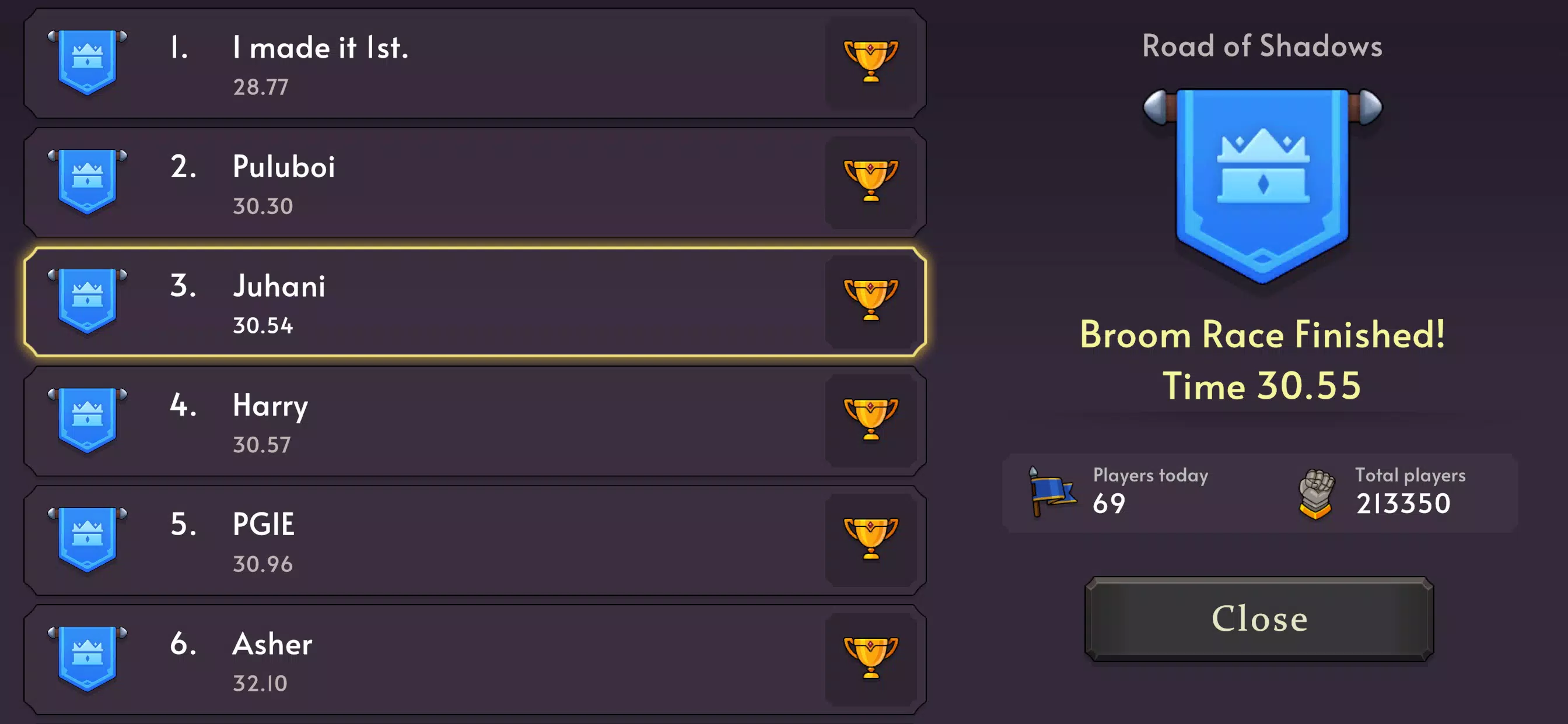 Broom Race Screenshots