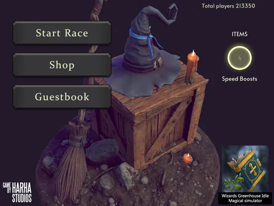 Tangkapan skrin Broom Race iPad 