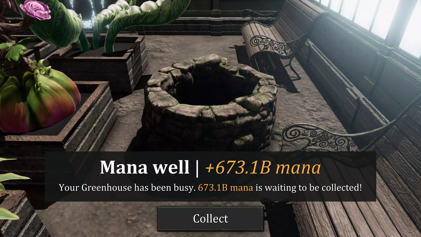 Ảnh chụp màn hình của Wizards Greenhouse Idle