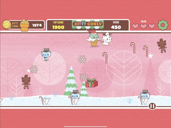 Kitty Cones Christmas iPad  স্ক্রিনশট