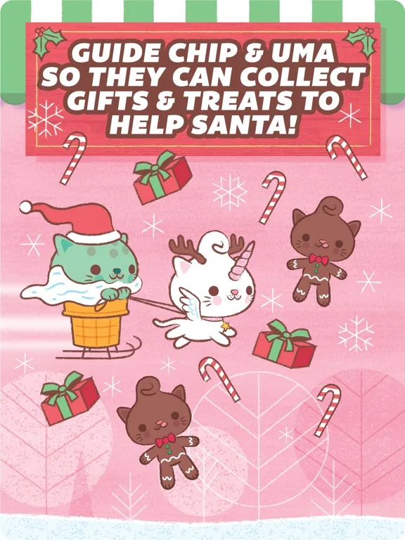 Kitty Cones Christmas iPad  স্ক্রিনশট