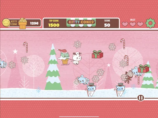 Kitty Cones Christmas iPad  স্ক্রিনশট
