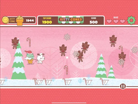 Kitty Cones Christmas iPad  স্ক্রিনশট