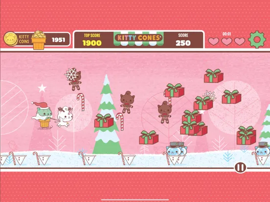Kitty Cones Christmas iPad  স্ক্রিনশট