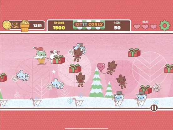 Kitty Cones Christmas iPad  স্ক্রিনশট