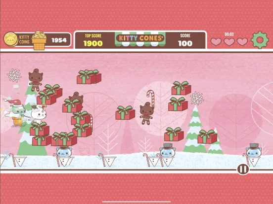 Kitty Cones Christmas iPad  স্ক্রিনশট