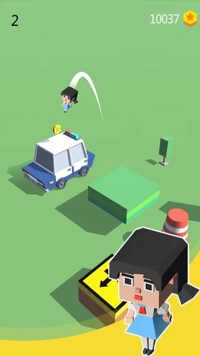 Capturas de tela do Jumping Block Guy