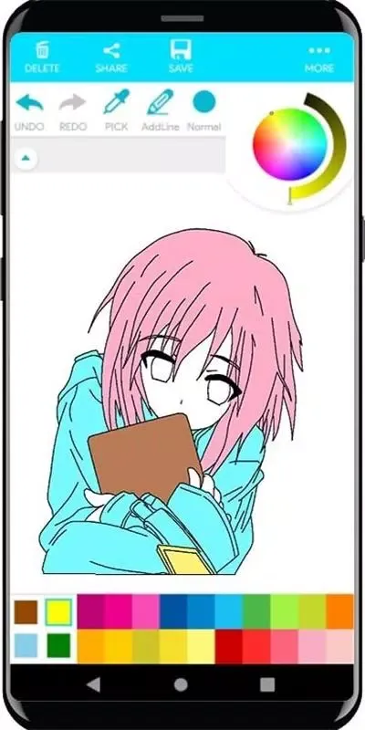 Coloring Manga Anime Cute應用截圖