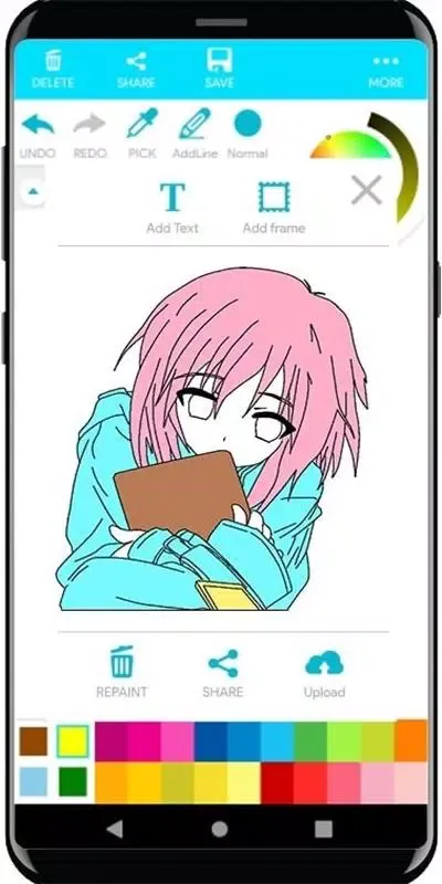 Coloring Manga Anime Cute應用截圖