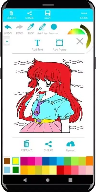 Coloring Manga Anime Cute應用截圖