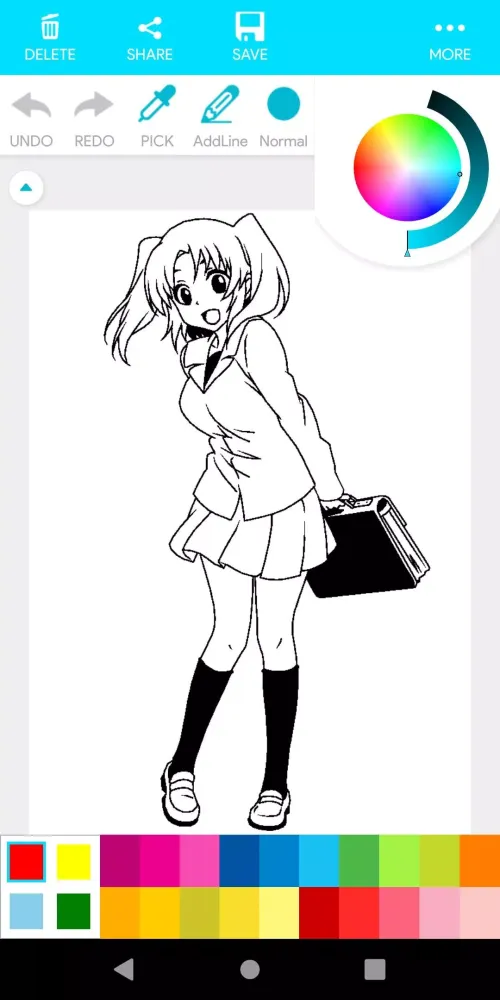 Coloring Manga Anime Cool 스크린샷