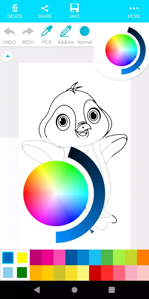 Screenshot di Coloring Penguins