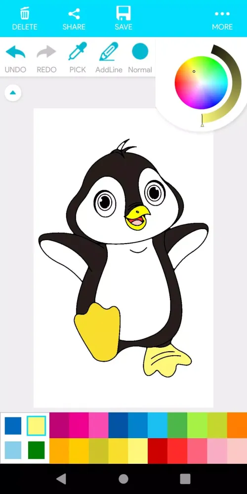 Screenshot di Coloring Penguins