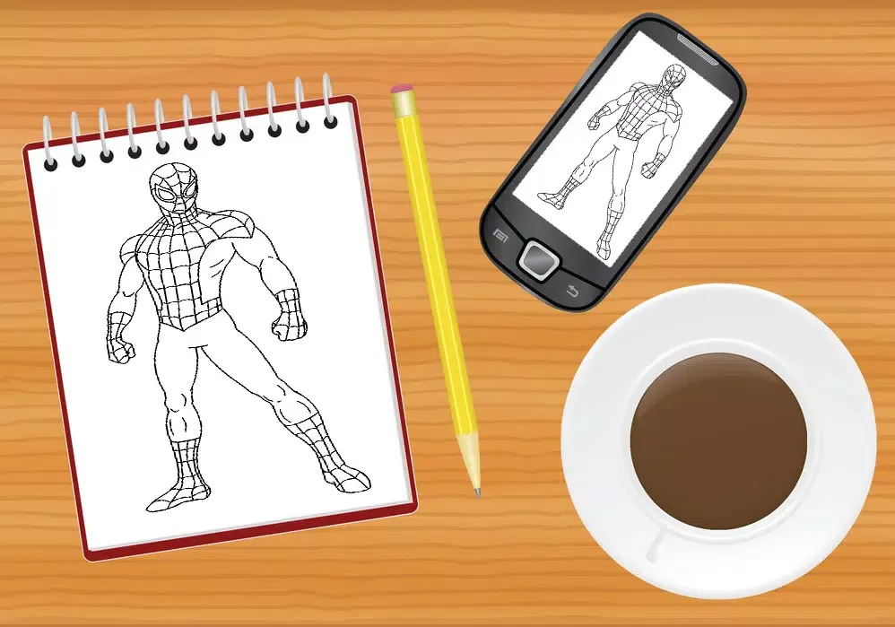 Zrzuty ekranu How To Draw Superhero and Logo