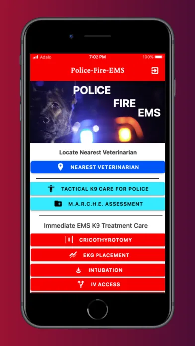 Prehospital K9 Treatment App应用截图