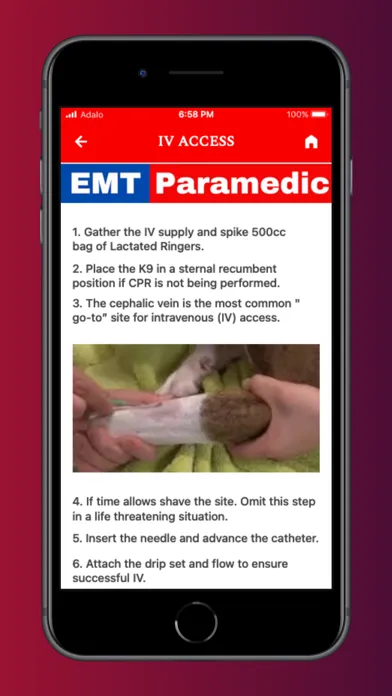 Prehospital K9 Treatment App应用截图