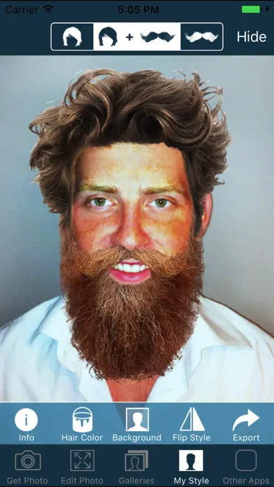 Hair and Beard Styles PRO سکرین شاٹس