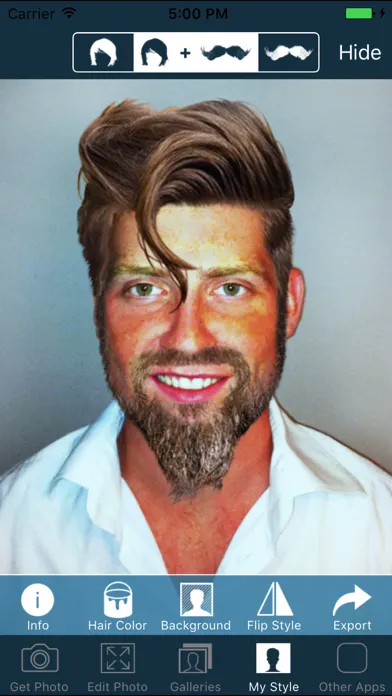 Hair and Beard Styles PRO سکرین شاٹس