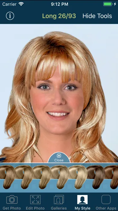 Capturas de pantalla de Hairstyle Try On PRO