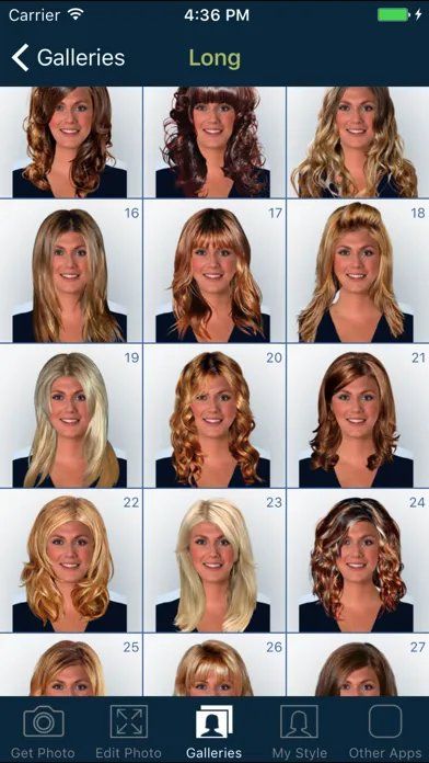 Capturas de pantalla de Hairstyle Try On PRO