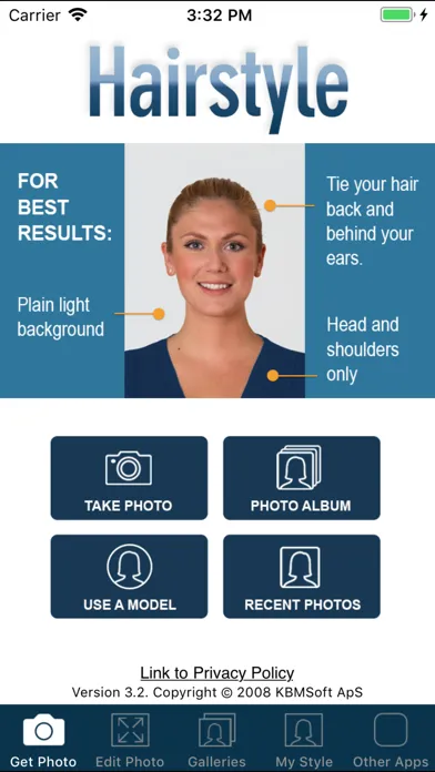 Capturas de pantalla de Hairstyle Try On PRO