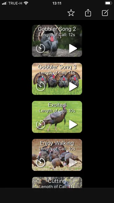 Turkey Calls App Screenshots