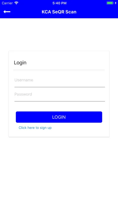 Скриншоты KCA SeQR Scan