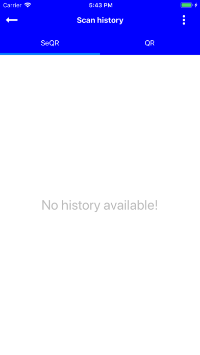 Screenshot di KCA SeQR Scan