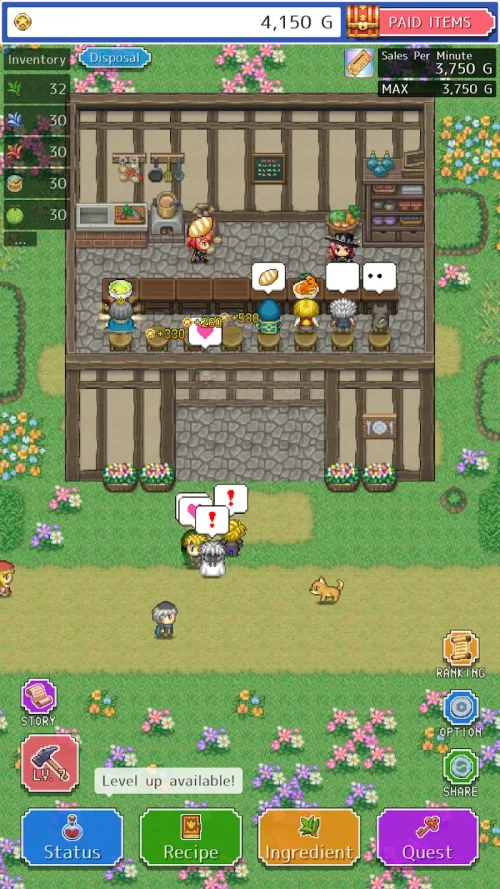 RPG Restaurant Idle Hack&Slash-screenshot-1