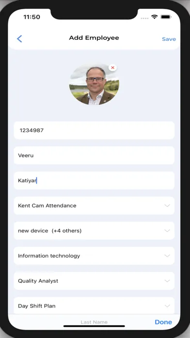 Kent CamAttendance Admin سکرین شاٹس