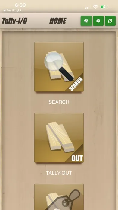Tally-Out Screenshots