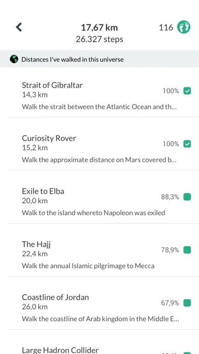 GetFeet Step Counter /Pedometer Screenshots