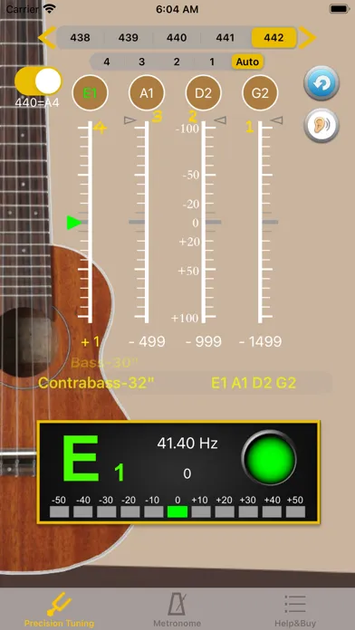 Captures d'écran de UkuleleTuner - Tuner for Uke
