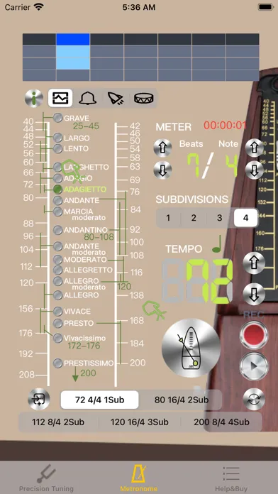 Captures d'écran de UkuleleTuner - Tuner for Uke