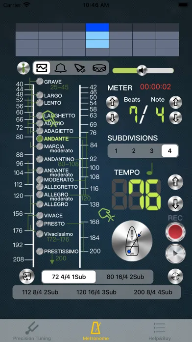 Zrzuty ekranu ViolinTuner - Tuner for Violin
