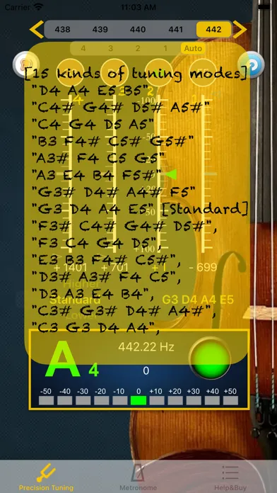 Zrzuty ekranu ViolinTuner - Tuner for Violin