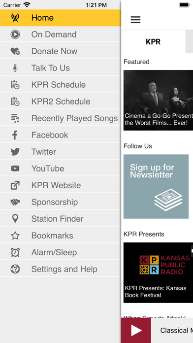 Kansas Public Radio应用截图