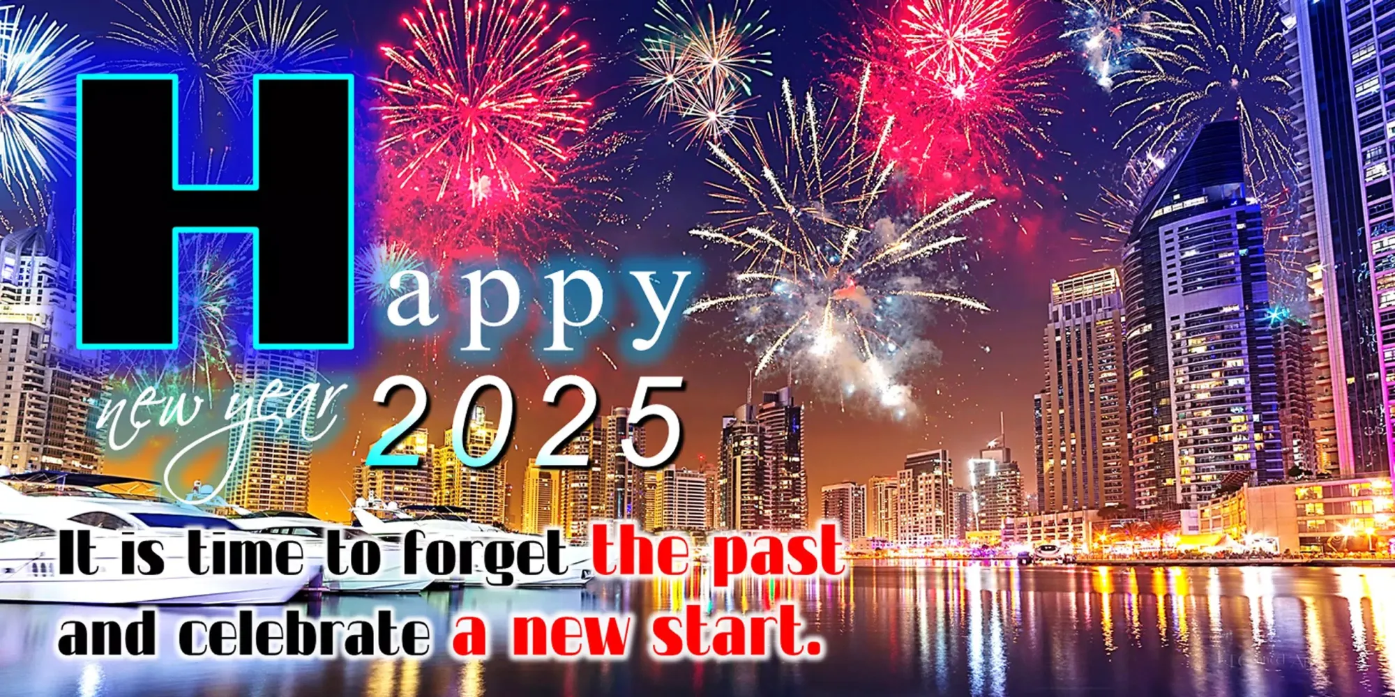 Tangkapan layar Happy new year 2025 Cards