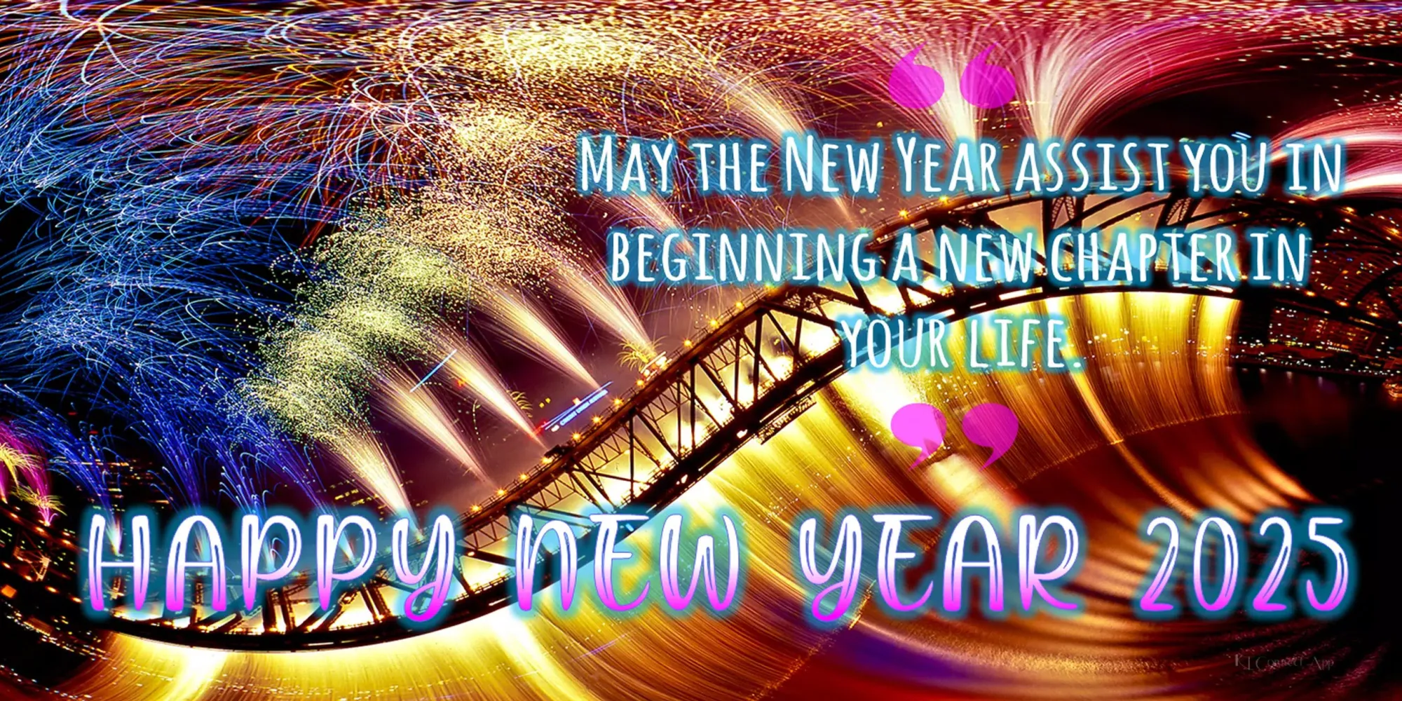 Tangkapan layar Happy new year 2025 Cards