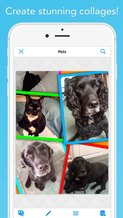 Capturas de pantalla de MashMish - Free-Form Collage Maker
