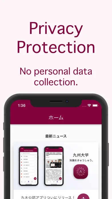 Ảnh chụp màn hình của Kyushu University Unofficial
