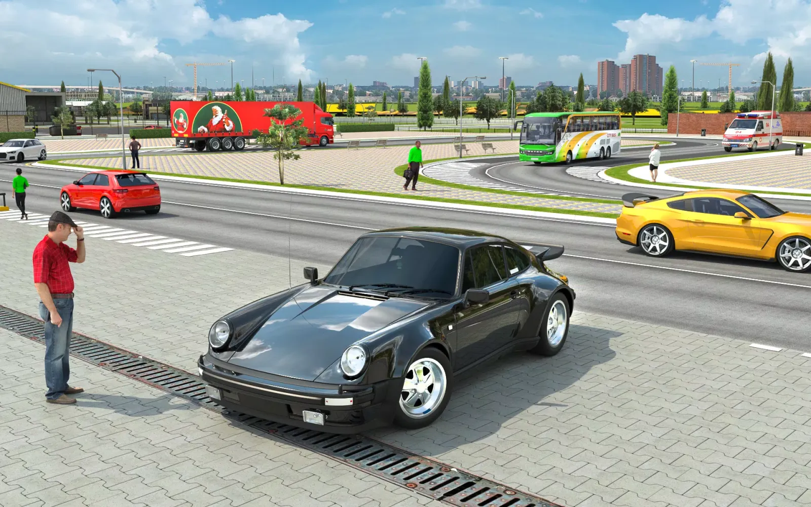 Sports Car Parking Screenshots