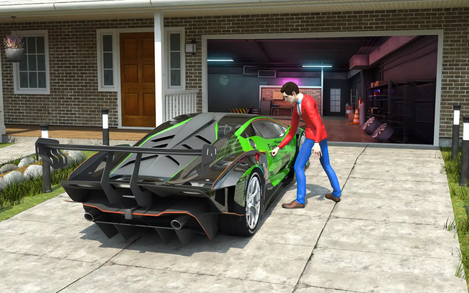 Sports Car Parking Screenshots