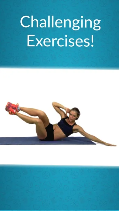 Capturas de tela do Abs Fitness Sit Ups Workouts