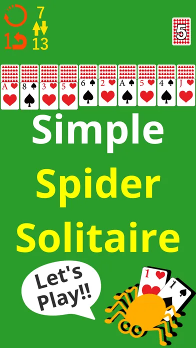 Tangkapan layar Spider Solitaire MINI