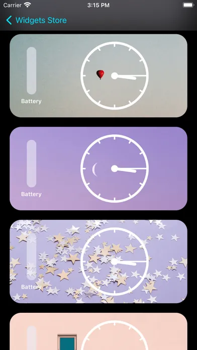 Screenshot di Widgets Store: Screen themes