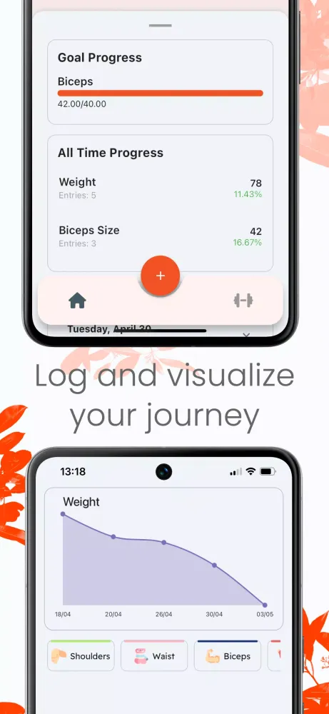 Sano: Body Measurement Tracker スクリーンショット